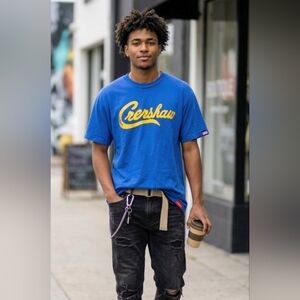The Marathon Clothing (TMC).Limited Edition Crenshaw T-Shirt - Royal/Gold Size M